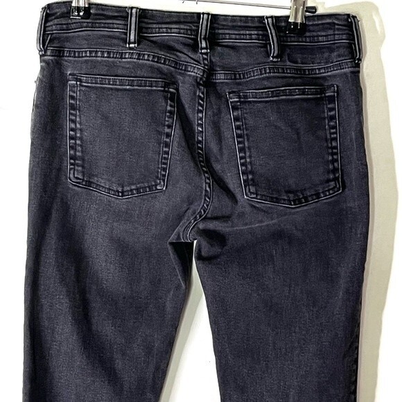 Acne Studios Climb Skinny Jeans Women’s Size 30 Used Black Raw Hem Faded - Picture 6 of 13